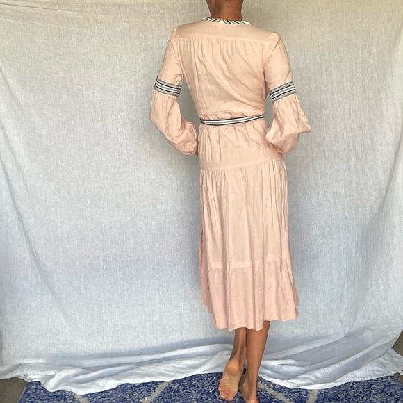 Lemlem Linen Puff Sleeve Dress - Picture 6 of 7